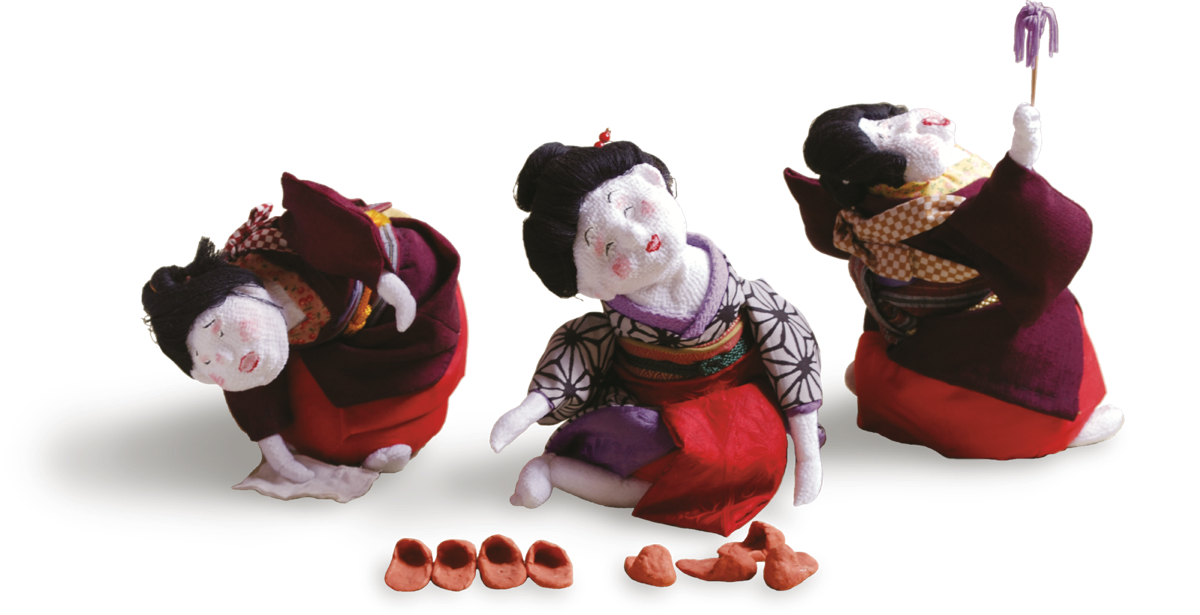 女将の手づくり人形（代表写真）