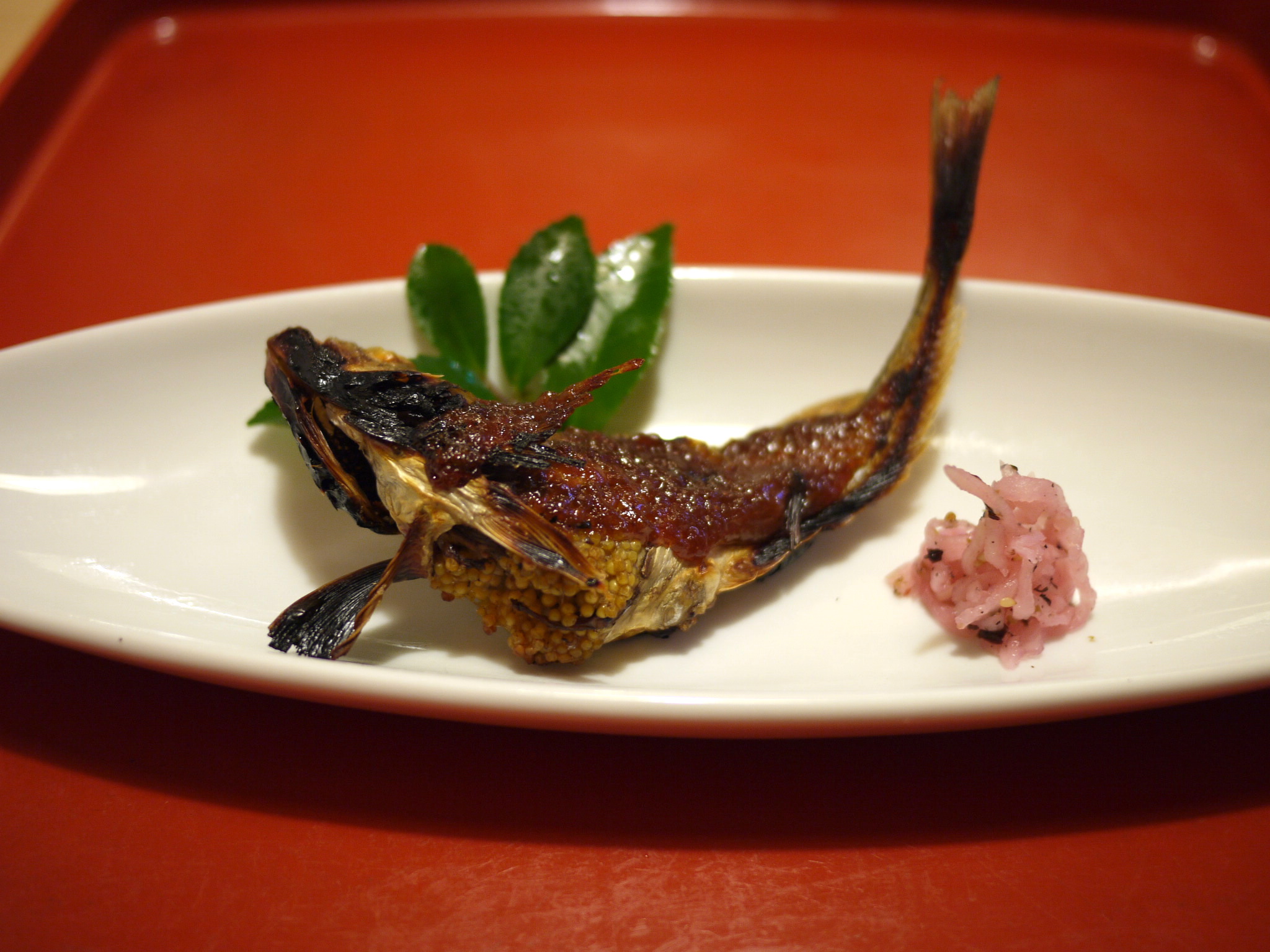 ハタハタの田楽焼き